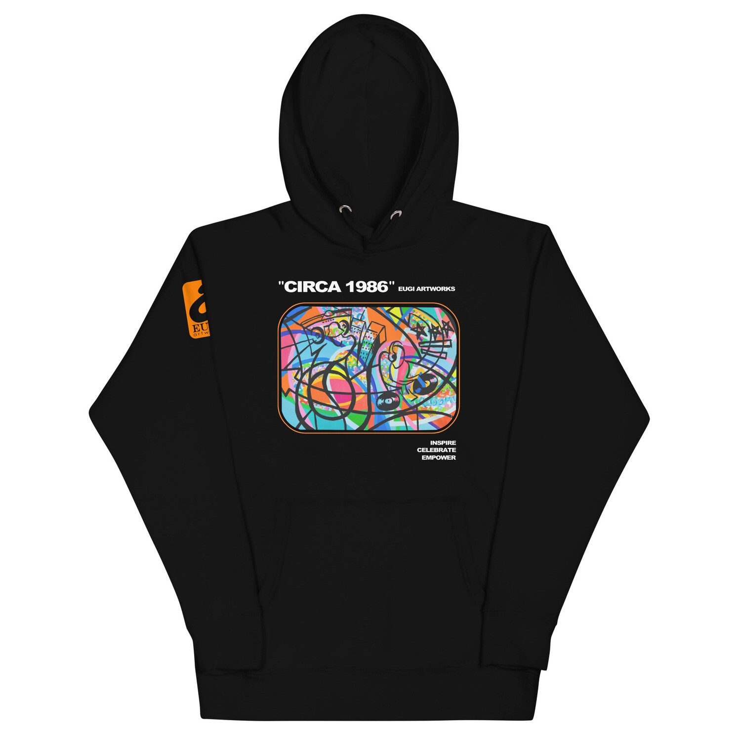 CIRCA 1986 HOODIE, Color: Black, Size: S