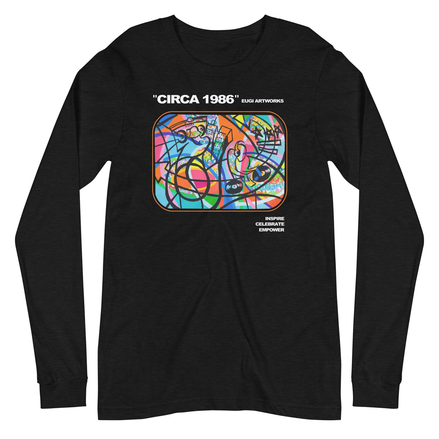 CIRCA 1986 SHIRT, Color: Black Heather, Size: XS