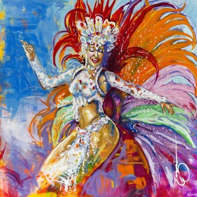 RAINHA DE BATERIA - print