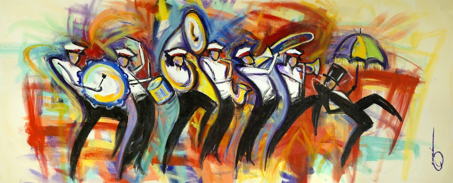 THE DIRTY RICE JAZZ BAND - print