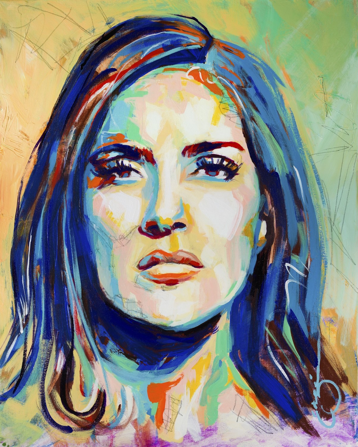 "Salma Hayek - Empower" Print