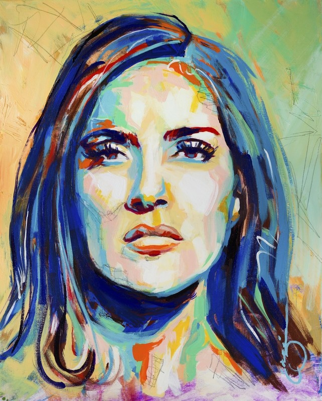 "Salma Hayek - Empower" Print