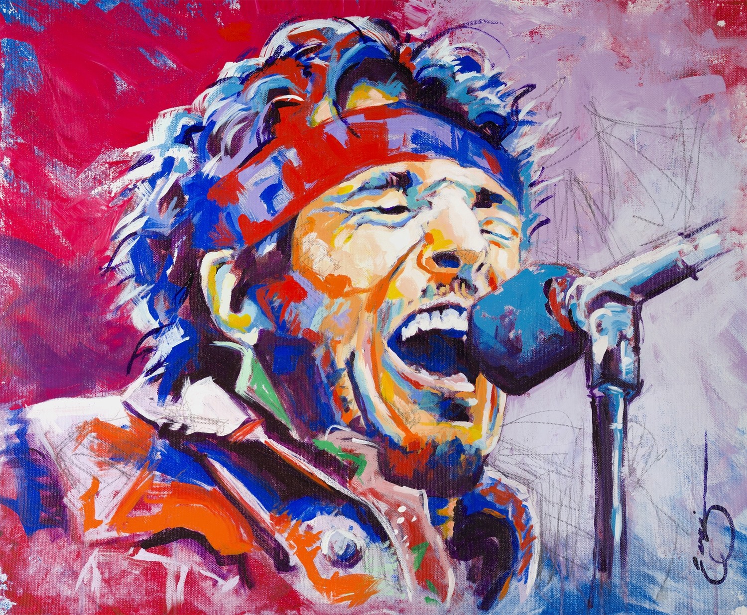 "Jersey Bro - Bruce Springsteen" Print