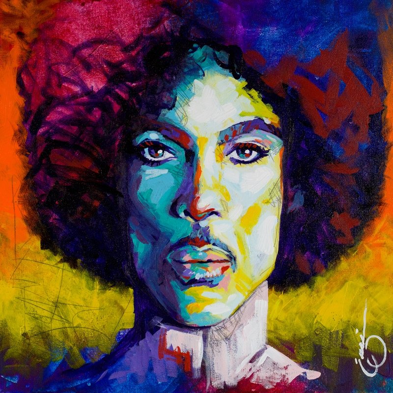 "Music's Gift - Prince"  Giclée Print