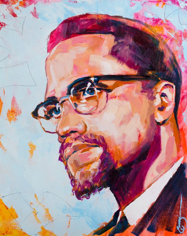 "Malcom X - The Noble Pilgram" Print 