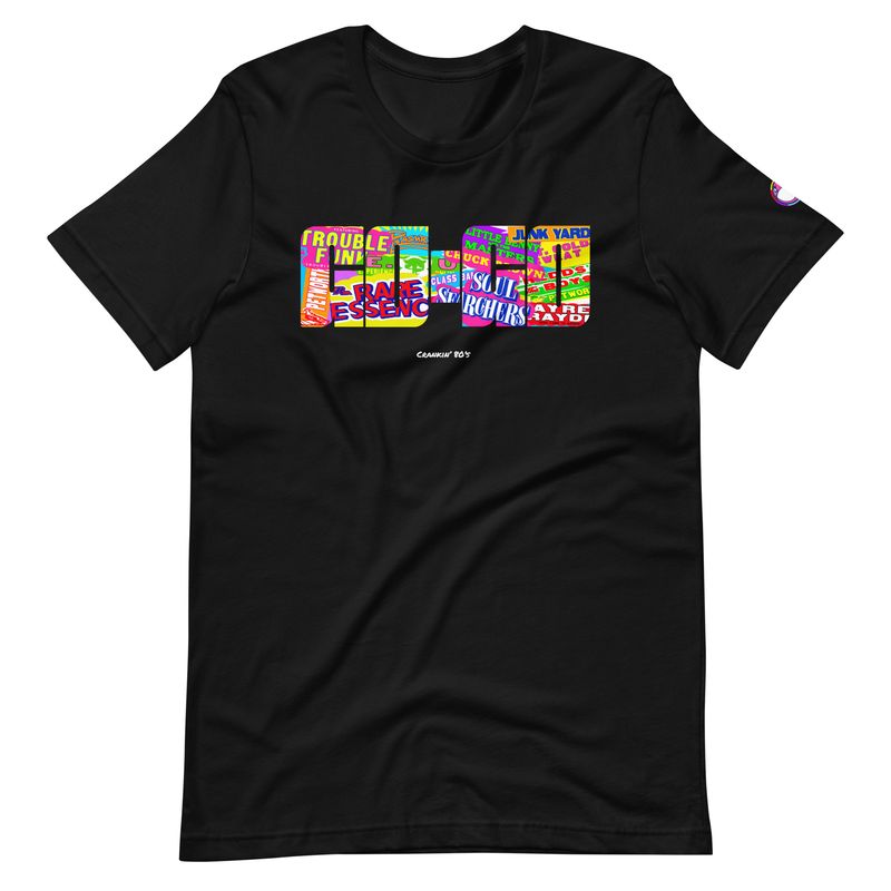 Crankin' 80's Shirt - Black