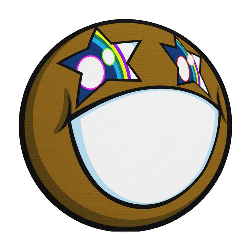 Superstar Smile Mouse Pad - Burnt Sienna
