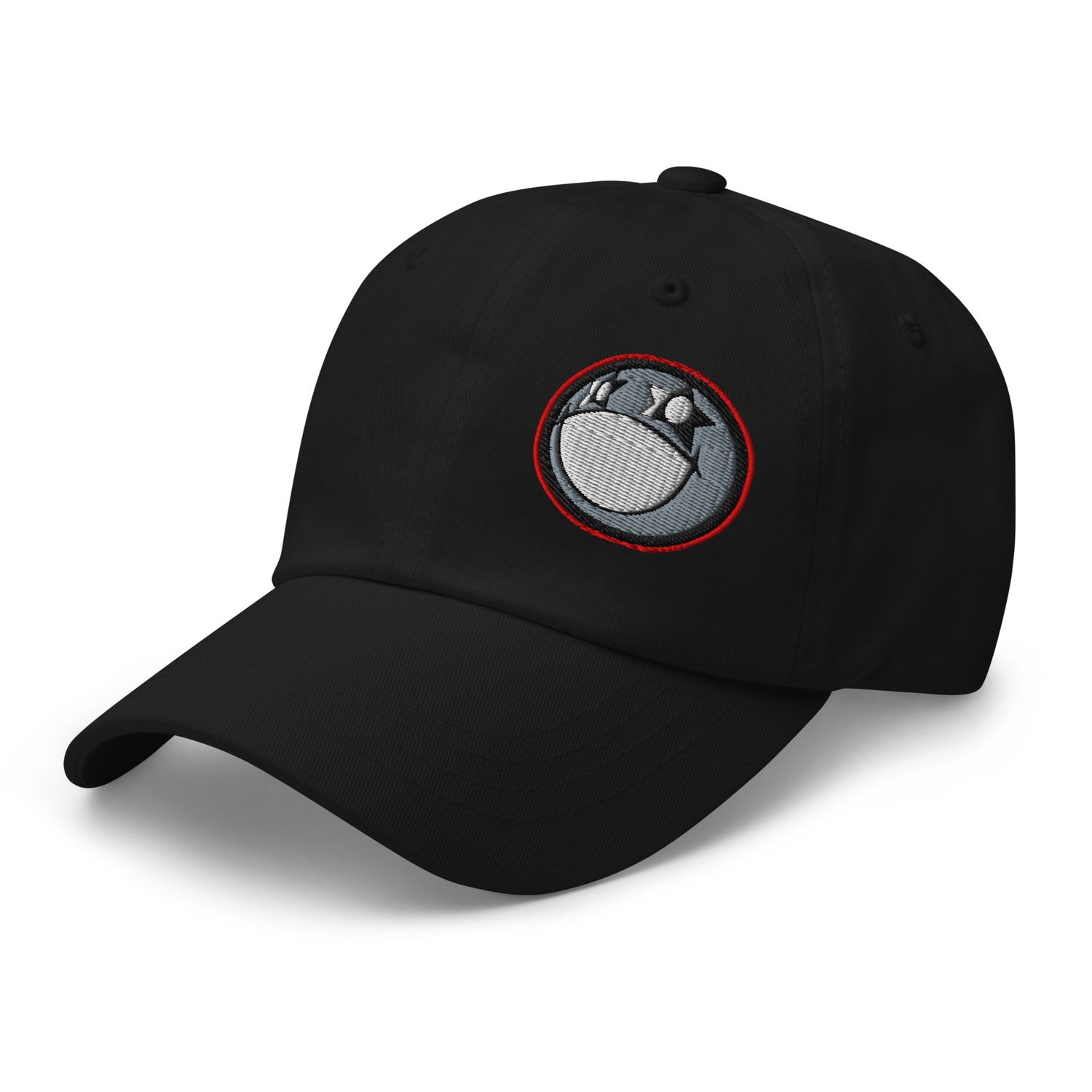 Superstar Smile Ball Cap Hat - Black