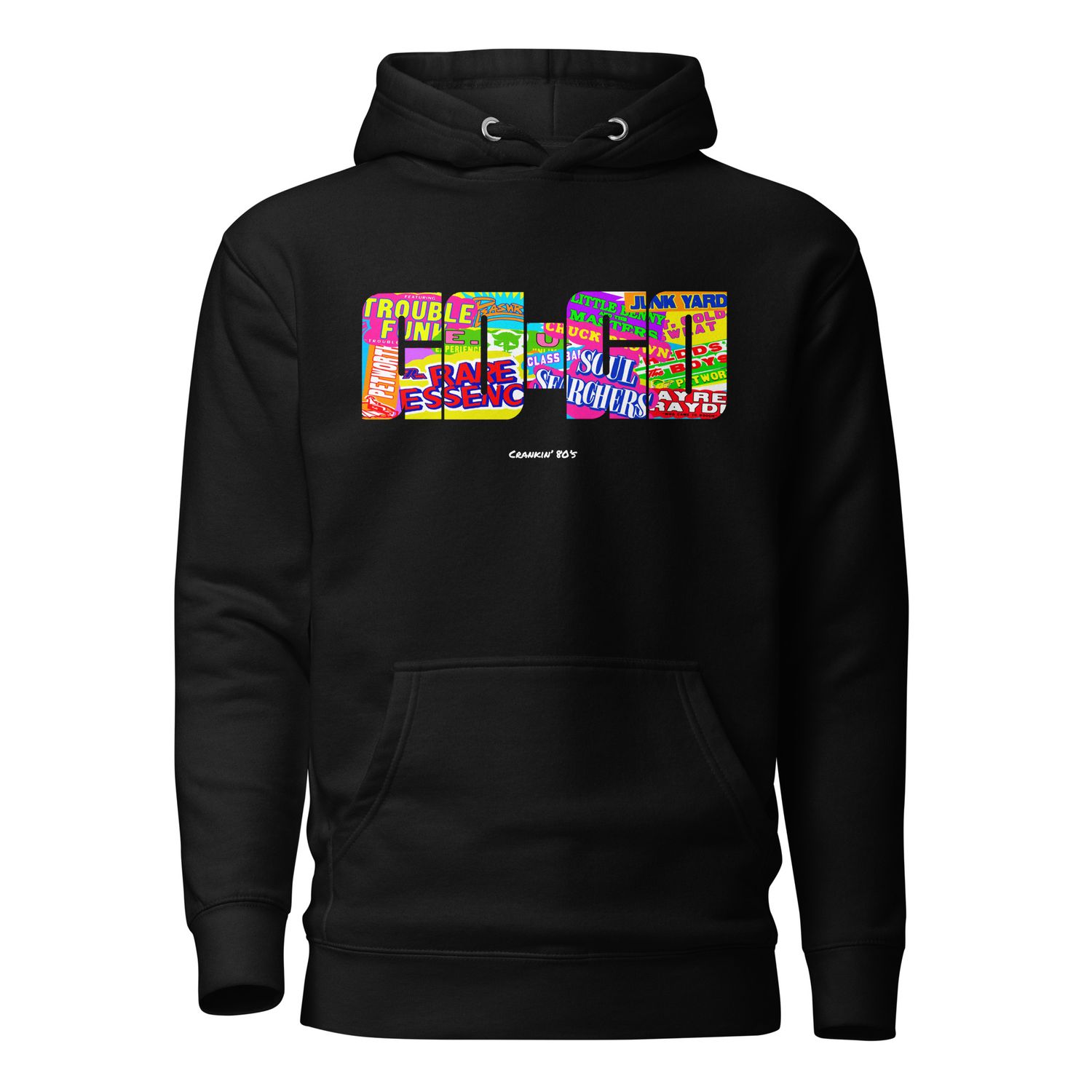 Crankin' 80's Hoodie - Black