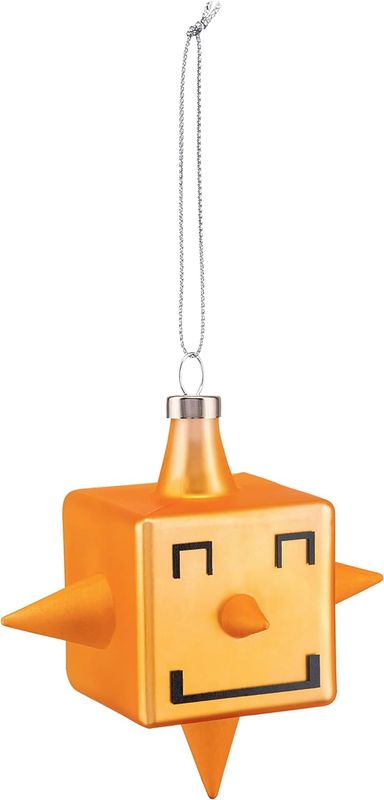 Alessi decorazione natalizia in vetro soffiato. decorata a mano articolo  GJ02 2-Cubik Star