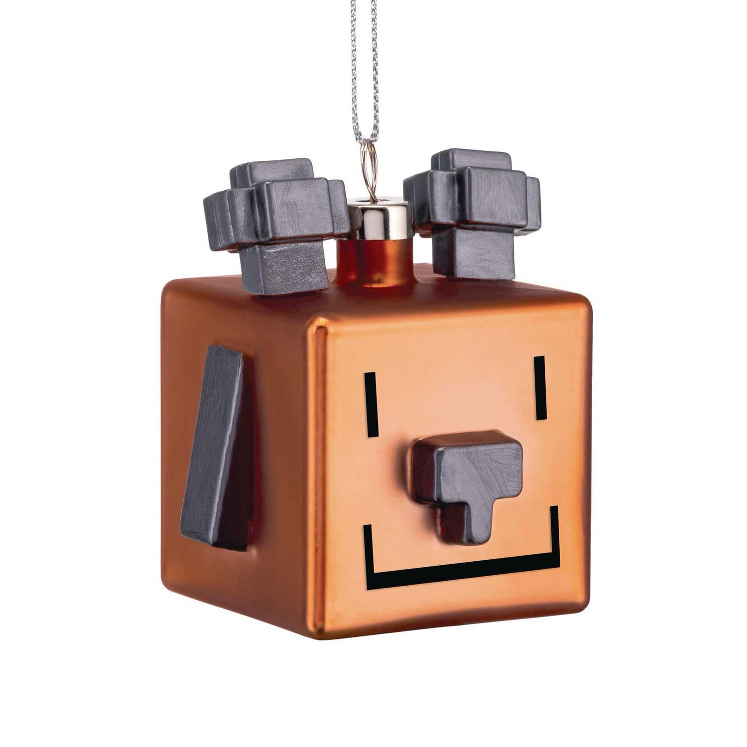 Alessi decorazione natalizia in vetro soffiato. decorata a mano. articolo GJ02 6-Dear Deer Cube
