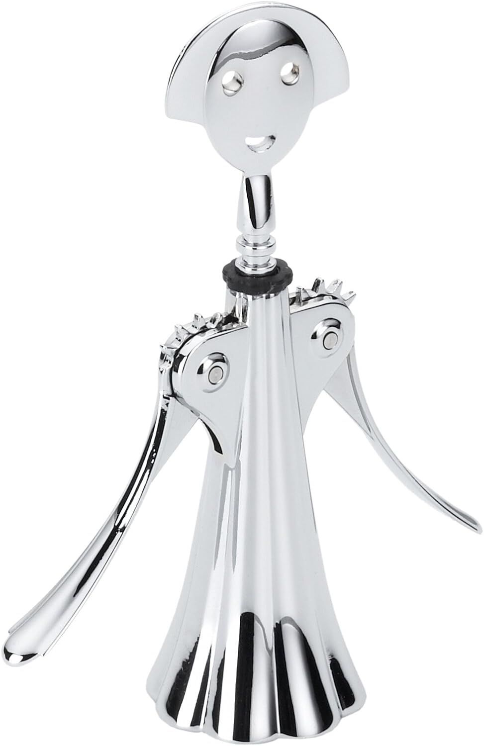 Alessi, Cavatappi in miniatura in zama cromata. H 7 cm. Articolo AM01 M - Anna G
