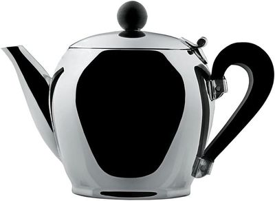 Alessi, caffettiera in miniatura Bombé teiera H 5 cm in acciaio 18/10