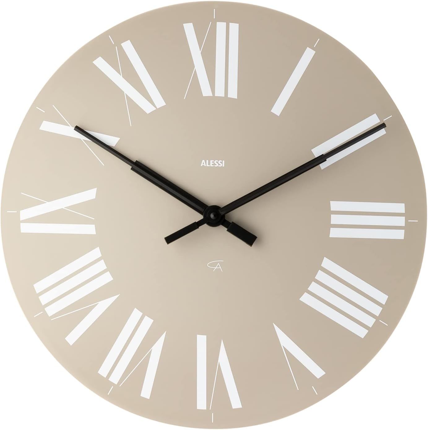 Alessi orologio da parete in ABS, grigio. Movimento al quarzo. Articolo 12 G - Firenze