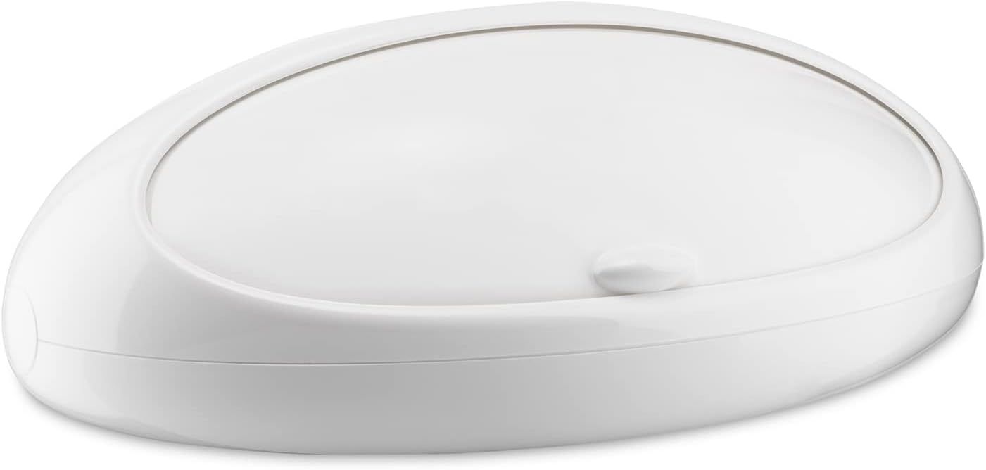 Alessi, cassetta per pane in resina termoplastica, bianco. Articolo ASG22 W - Gnam