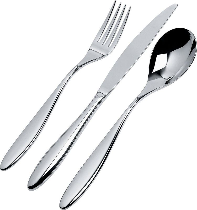 Alessi, Servizio di Posate in Acciaio Inossidabile 18/10 Lucido. Articolo SG38S75 Mami