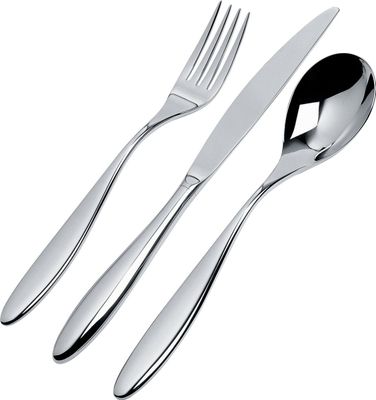 Alessi, Servizio di Posate in Acciaio Inossidabile 18/10 Lucido. Articolo SG38S75 Mami