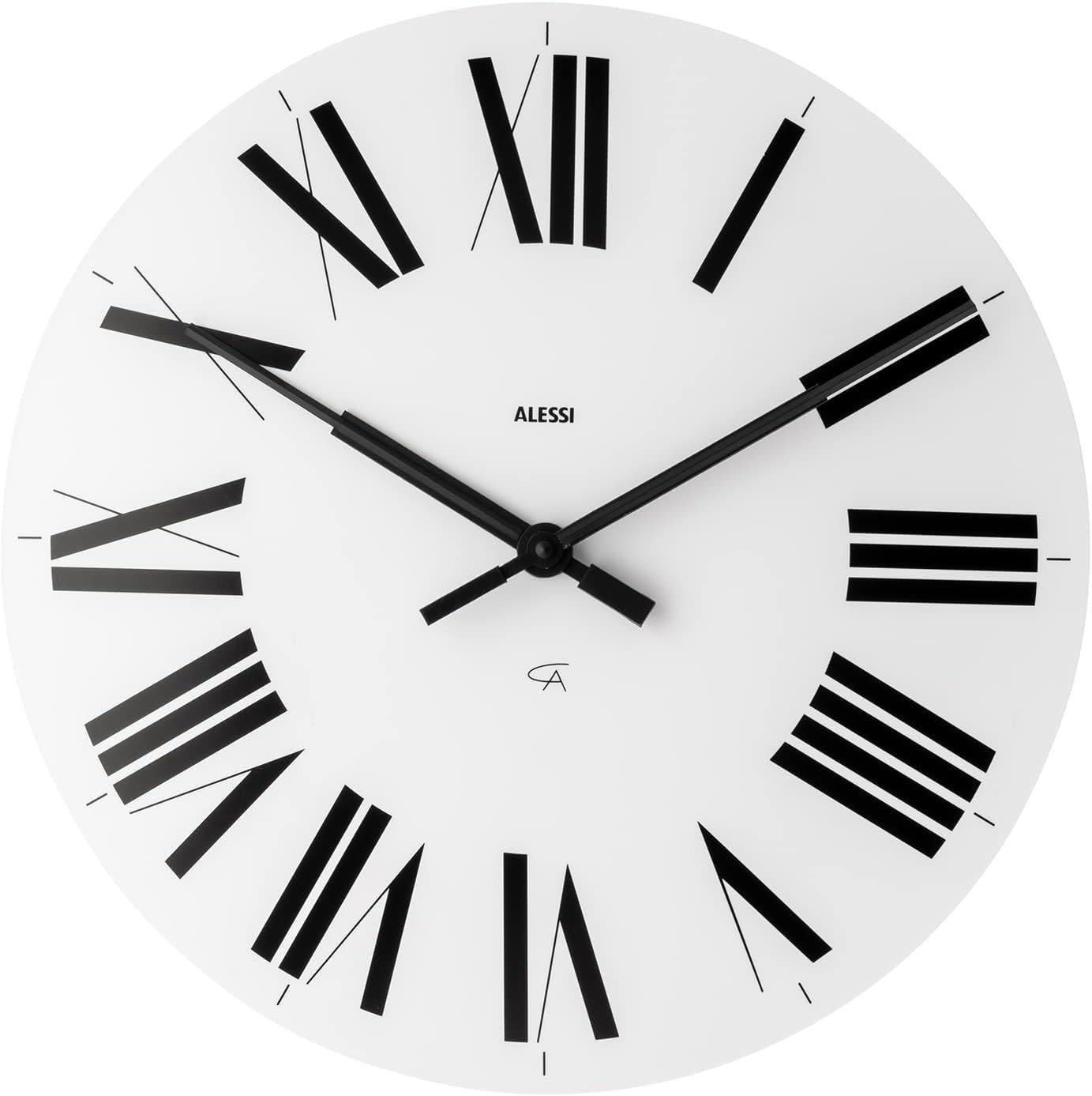Alessi , Orologio da Parete in ABS, Movimento al Quarzo, bianco. Articolo 12W Firenze