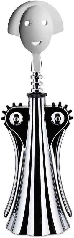 Alessi, cavatappi in zama cromata, altezza cm 24 articolo AM01 Z - Anna G