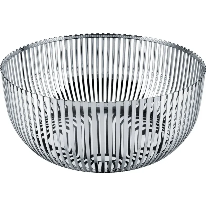Alessi Fruttiera in acciaio inossidabile18/10 lucido, cm 24. Articolo PCH05/24