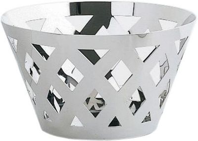 Alessi, Fruttiera in acciaio inossidabile 18/10 lucido, diametro cm 32. Articolo KK18