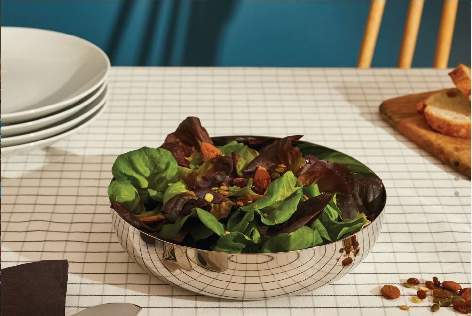 Insalatiera Alessi JM15/29 L - Acciaio Inossidabile 18/10, Diametro 29 Cm, Design Italiano