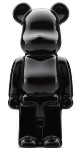 Baccarat, scultura  Figurina in cristallo nero BE@RBRICK art. 2814153