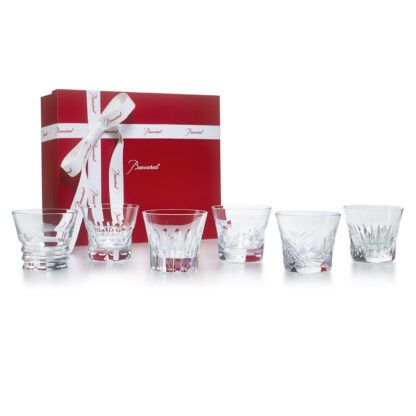 Baccarat, set di 6 bicchieri bibita in cristallo cl 20 modello Everyday art. 2809854