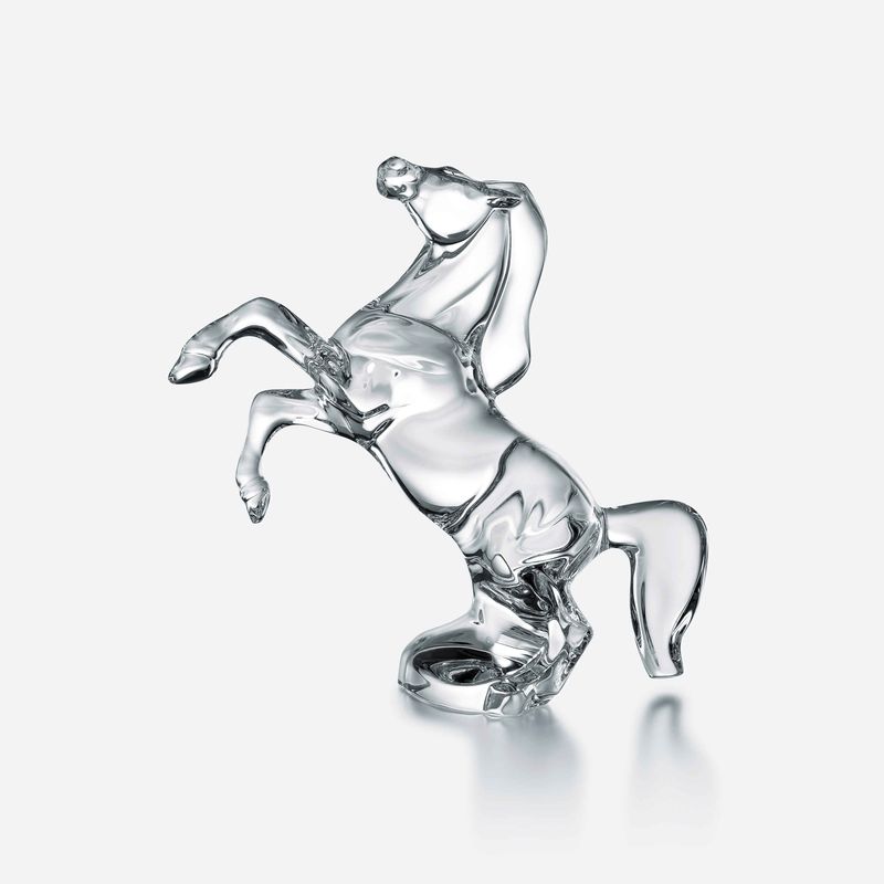 Baccarat, Scultura Cavallo Rampante.