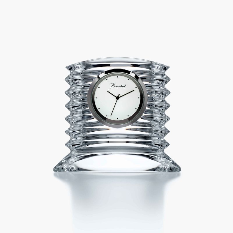 Baccarat, Orologio in cristallo modello Lalande H 7,5 cm art. 2100263