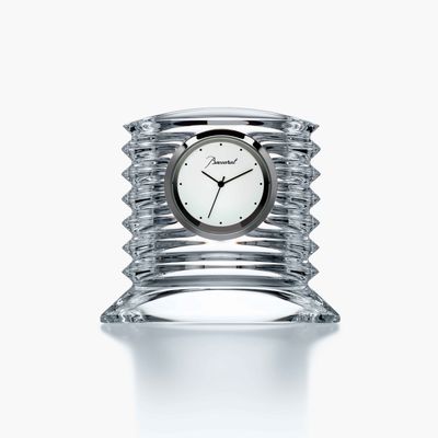 Baccarat, Orologio in cristallo modello Lalande H 7,5 cm art. 2100263