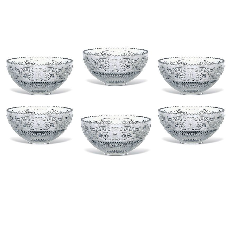 Baccarat Set 6 Coppette Arabesque.