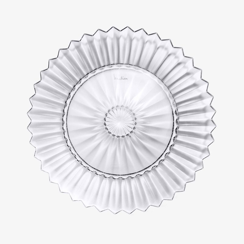 Baccarat, Piatto in cristallo modello Mille Nuits cm 26 art.2104544