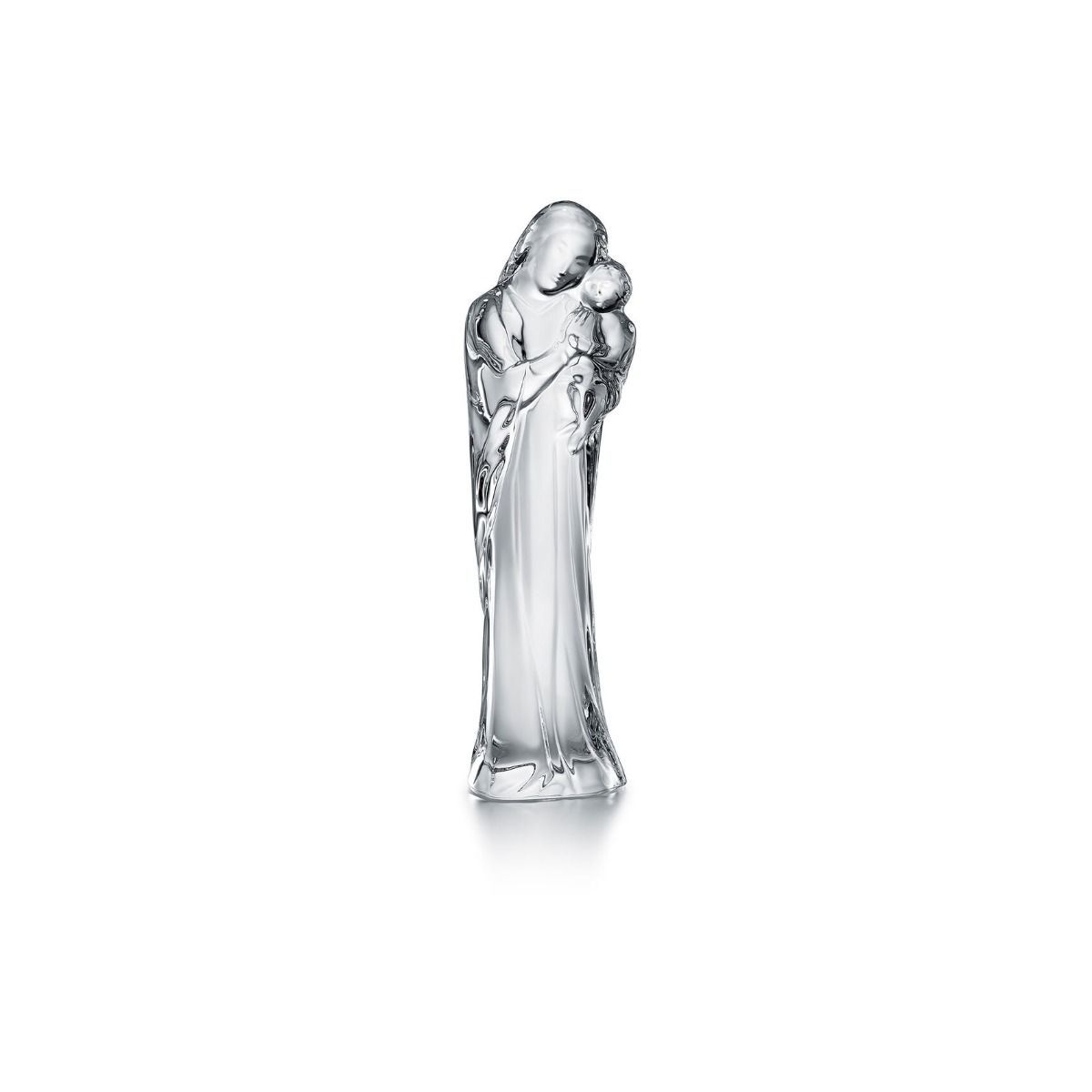 Baccarat, scultura in cristallo, Natività con Bambino  H: cm 23 art. 1762674