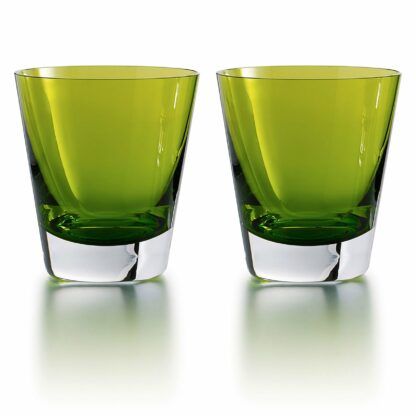 Baccarat set 2  Bicchieri Tumbler Mosaique  Green.