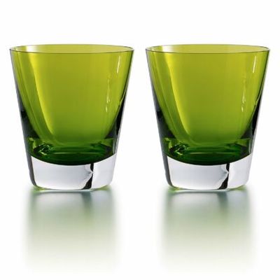 Baccarat set 2 Tumbler MOSAÏQUE  Green.