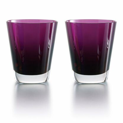 Baccarat set 2 Bicchieri Tumbler Mosaique  Violet.
