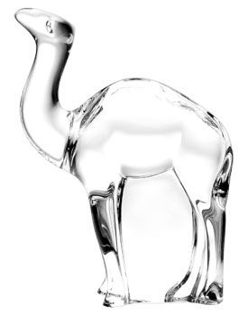 Baccarat, scultura in cristallo Dromedario Arca di Noè art. 2105887
