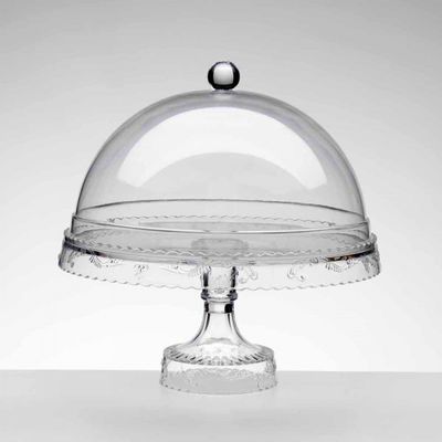 MarioLuca Giusti,  Alzata in materiale acrilico modello  Dolce con Cloche Trasparente.