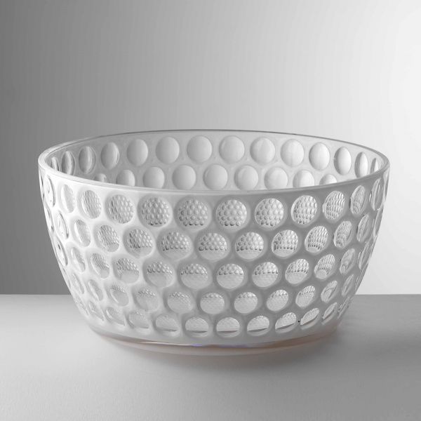 MarioLuca Giusti, Insalatiera modello Lente, colore Bianco.