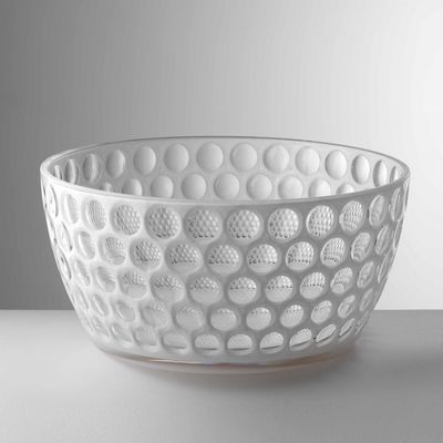 MarioLuca Giusti, Insalatiera modello Lente, colore Bianco.