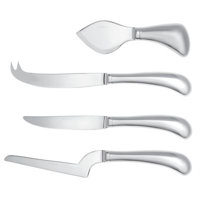 Sambonet, set 4 coltelli formaggio in acciaio inox art. 52550C91