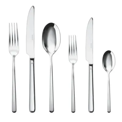 Sambonet, Servizio posate pz. 36 in acciaio inox decoro Linear art. 52513-83