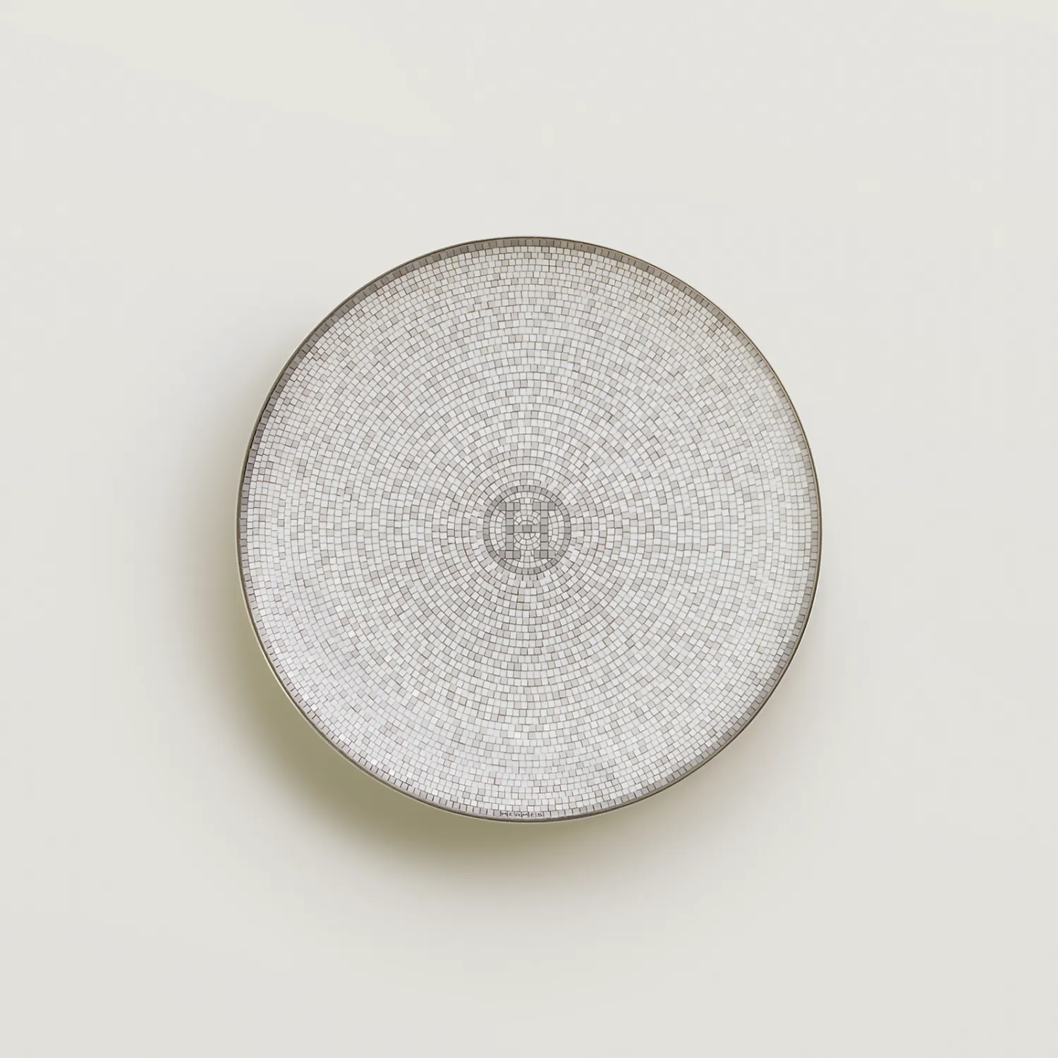 Hermès, Piatto da pane Mosaïque au 24 platino