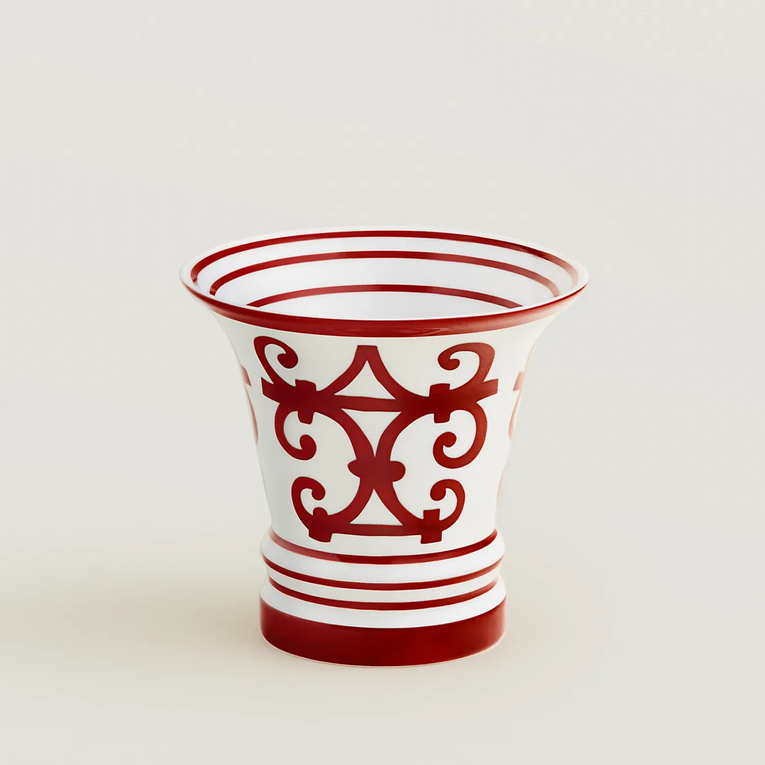Hermès, Vaso Balcon du Guadalquivir, modello piccolo cm 14.