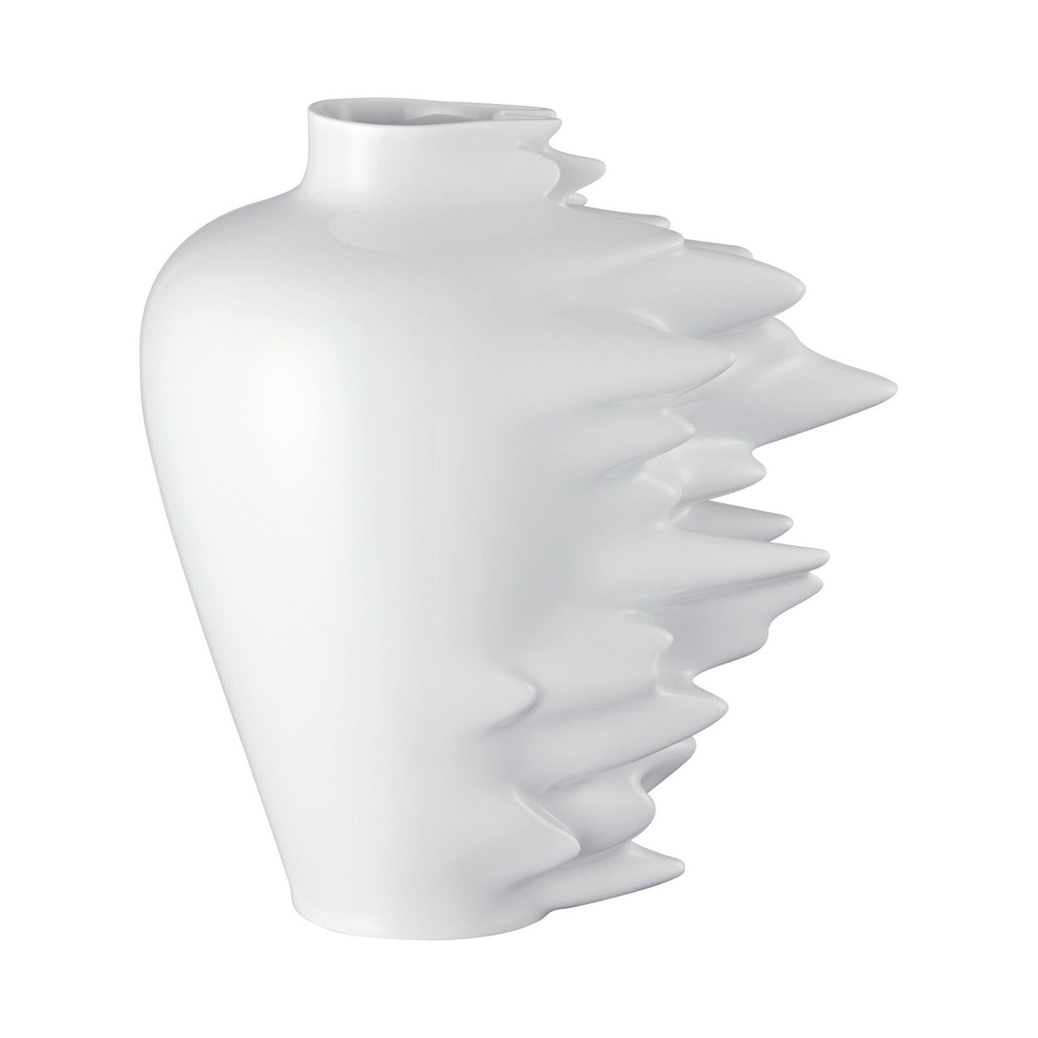 Rosenthal, Vaso in porcellana, bianco decoro Fast H cm 30 art. 14271-800001-26030