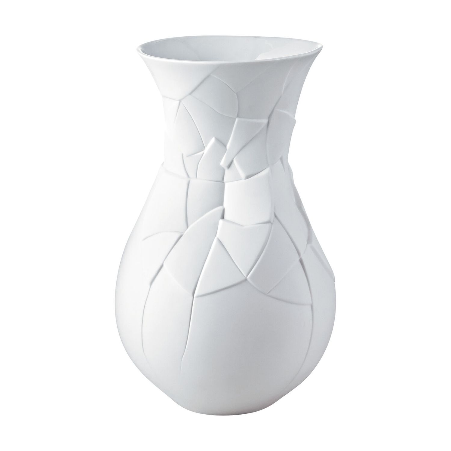 Rosenthal, Vaso Phases H cm 30 in Porcellana, Bianco Matto art. 14255-100102-26030