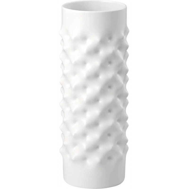 Rosenthal, Vaso in porcellana bianco decoro Vibrations cm 32  art. 14272-800001-26032