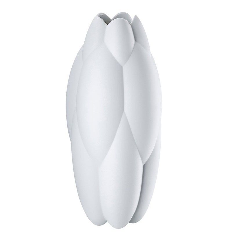 Rosenthal, Vaso in porcellana, bianco matto decoro Core H cm 31. art. 14485-100102-26031