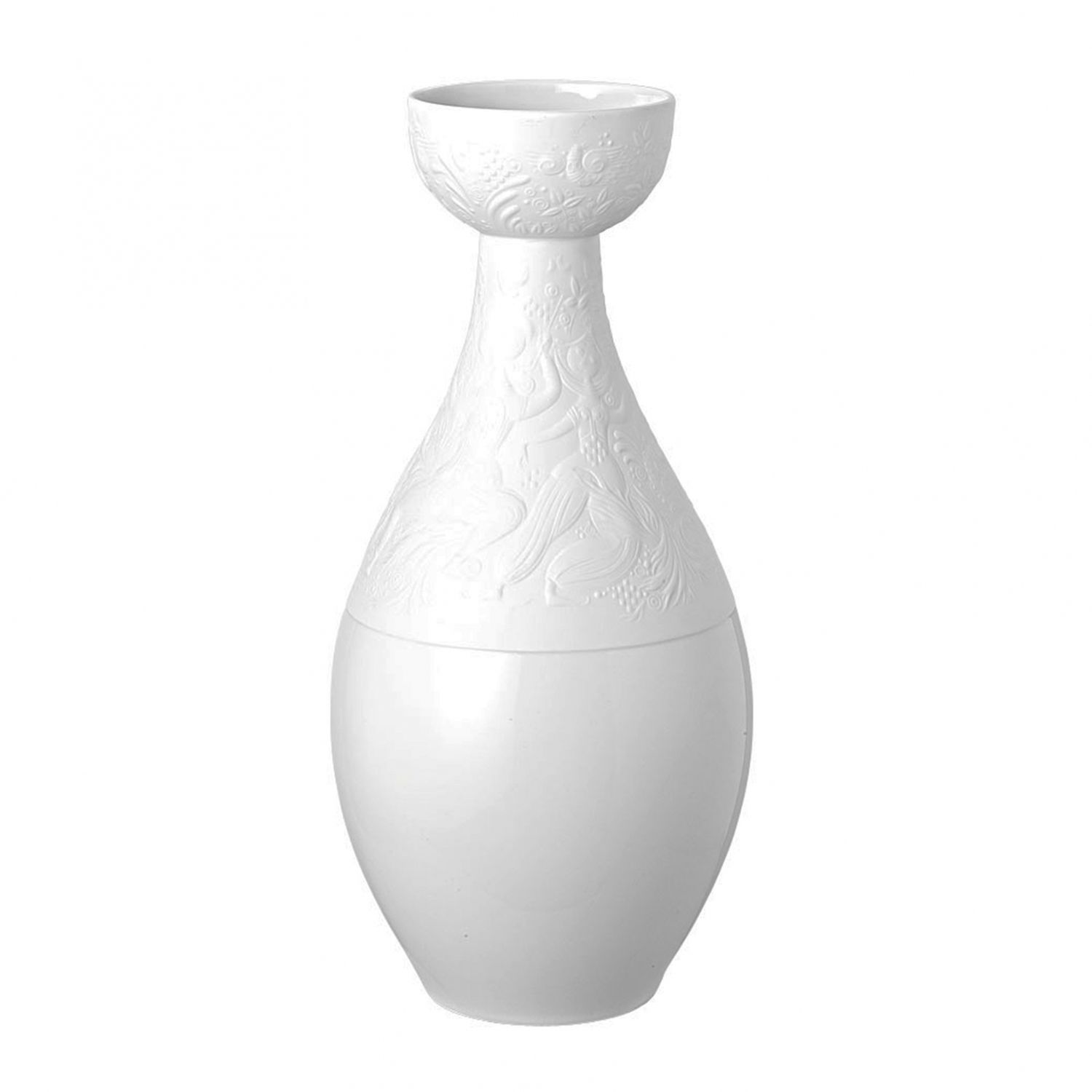 Rosenthal, Vaso in porcellana bianco modello Zauberflote cm 30 art. 11260-306500-26030